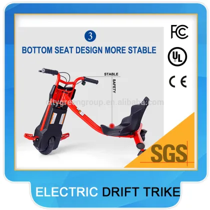 Children toys 3 wheels drift trike electric for racing fun