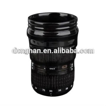 Donghan ceramic camera lens mug