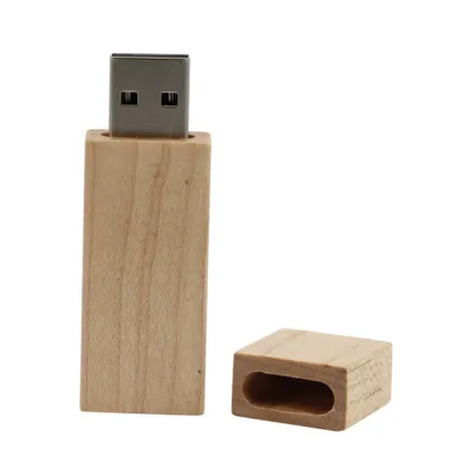 Flash Drive USB Walnut Maple Wooden Grove Design