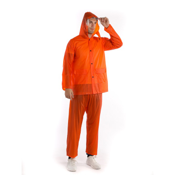 PVC Adult Transparent Raincoat for Hiking and Sanitation