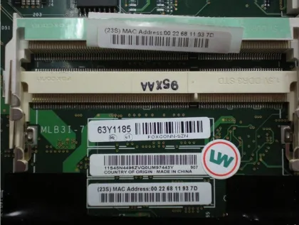 Ibm Lenovo R400 Intel Laptop Motherboard Systemboard 60y3747 63y1185