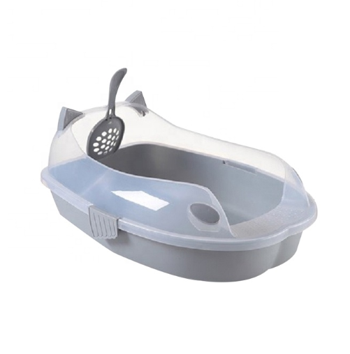 Plastic Cat Litter Box With Poop Scoop