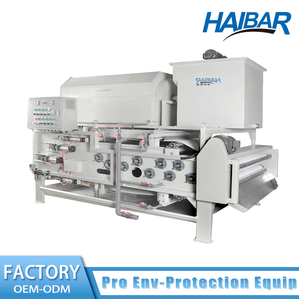 Belt Press Sludge Thickening and Dewatering SystemHTB-1250