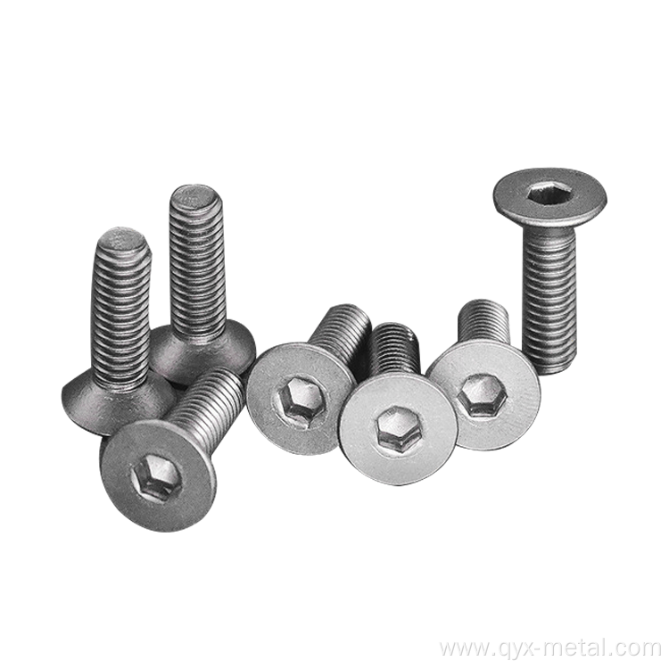High Quality Titanium Countersunk Head Bolts for Vehicles