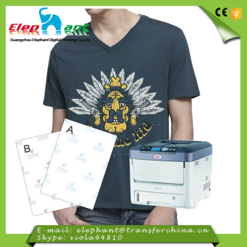 Self weeding light heat transfer paper for t-shirt