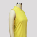 Womens yellow sleeveless workout tank tops