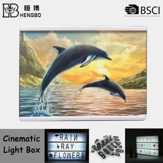 Customizable Cinematic Light box for Christmas