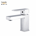 Square Type Brass Single Hole basin mixer taps