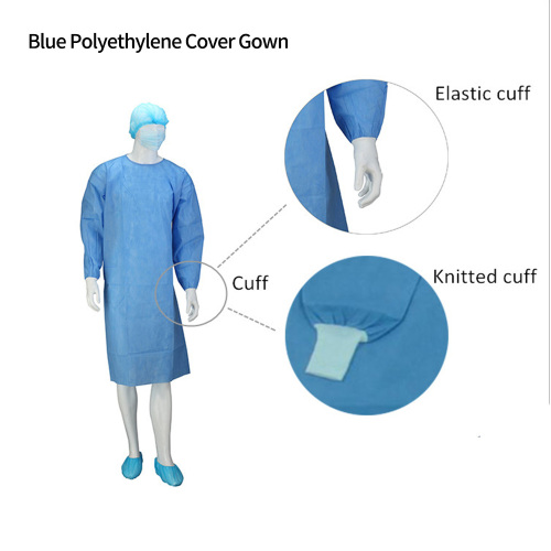 Disposable Isolation Gown Polypropylene Lab Gowns