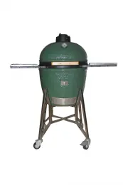 Ceramic Kamado Grill With Stainless Steel Carts