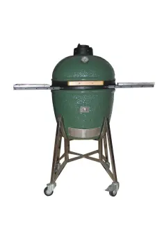Ceramic Kamado Grill With Stainless Steel Carts