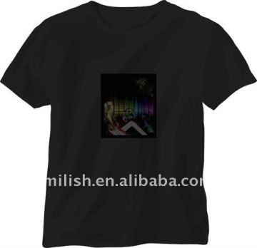 LED panel T Shirt/Led flashing t shirts TS-0076