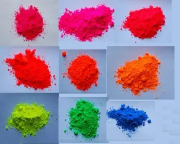 Green shining Fluorescent Pigment Green for paint,plastic, ink