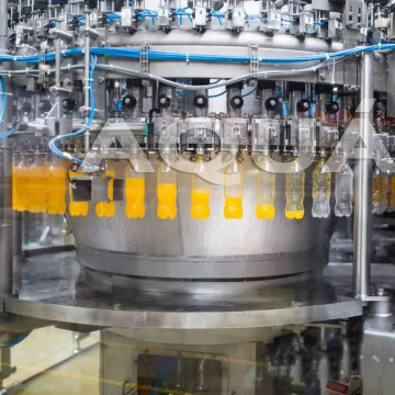 Automatic Non Carbonated Drink Fresh Fruit Juice Bottling Machine / Juice Filling Processing Equipment