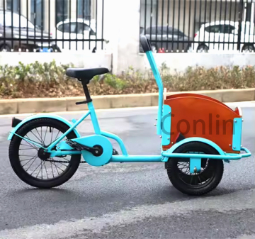 High Quality Children's Three Wheel Tricycle Cargo Bike for Pet Outings