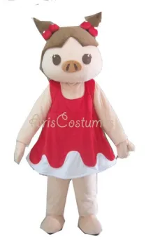 pig mascot costume customize mascot