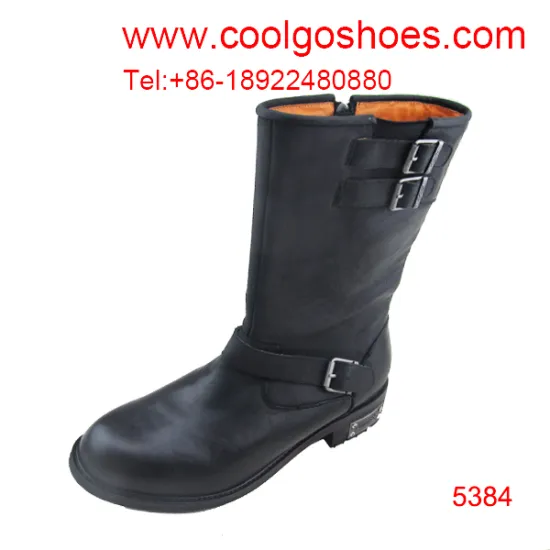 best men calfskin long boots in China