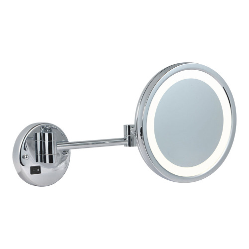 Wall mounted round waterproof bathroom mirror