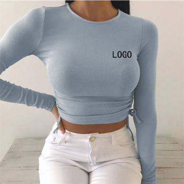 New Ladies Irregular Slim Shirt Customization