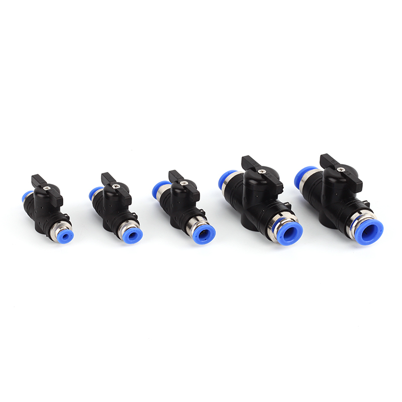 BUC Plastic Pneumatic Hand Valve Speed Flow Controller