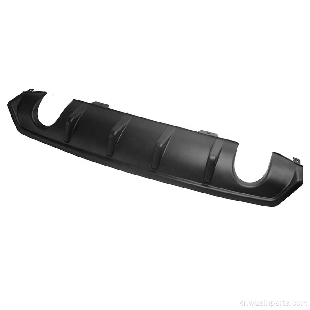 키트 자동차 디퓨저 입술 - 무광택 검은 색