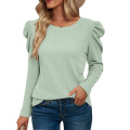Knit Sweater Solid Soft Pullover Jumper Tops
