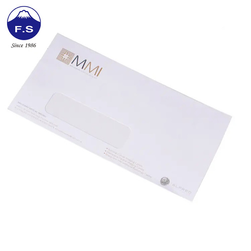 Eco friendly cheap white envelope gift card paper