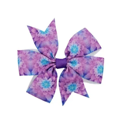 Drunk Beautiful Garden Style JoJo Bow Hair Accessories 8cm Peony Blossom Clips