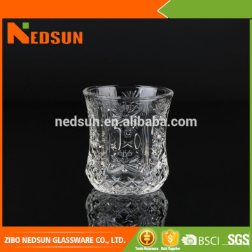 High quanlity clear whisky glass cup