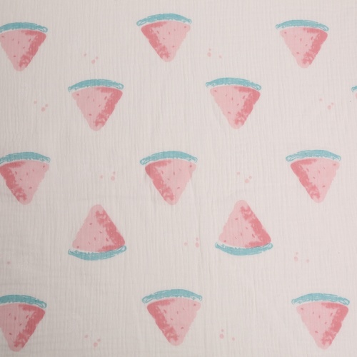 100% Cotton Double Layer Gauze Printed Fabric