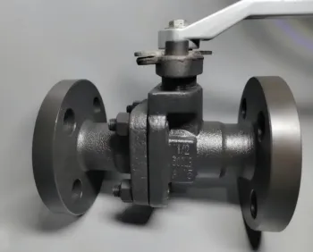 A105 Industrialcast two-piece forged flange ball valve