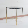 metal home furniture round stainless steel side table