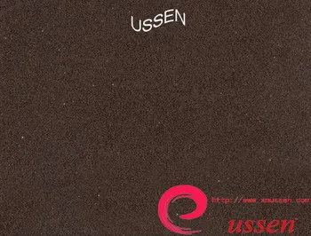 Engineered brown crystal quartz stone