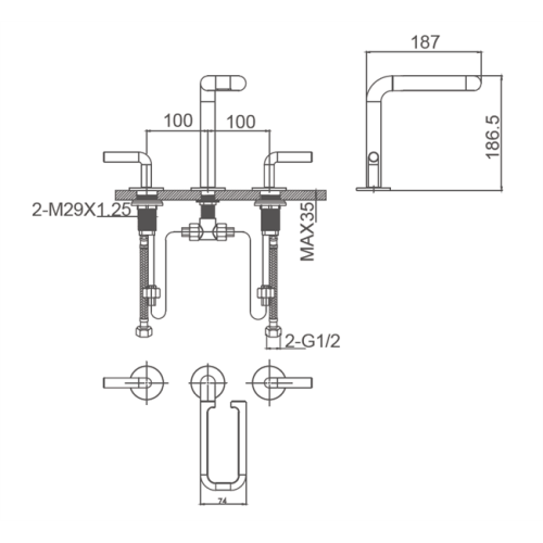 basin faucets Brass Faucet Single Lever Basin Mixer Manufactory