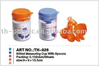 measuring cup, 500ml measuring cup with spoons