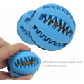 Mjuk gummi pet boll tänder rengöring leksaker