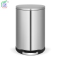 Metal Stainless Steel Hotel Office Garbage Bins Kitchen