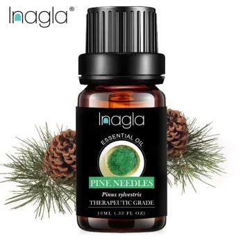 Inagla Pine Needles Essential Oil Pure Natural 10ML Pure Essential Oils Aromatherapy Diffusers Oil Relieve Stress pine scent