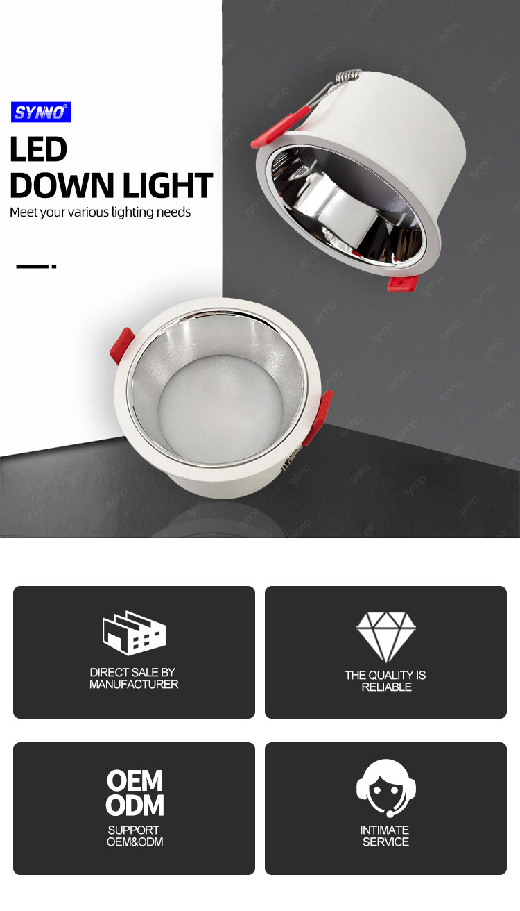 White Color Led Downlight