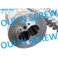 Supply 65/132 Twin Conical Screw and Barrel for PVC Granulation