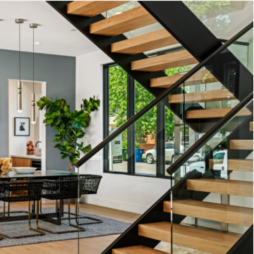 MS2025 درج فولاذي مزدوج الطبقة مخصص على شكل حرف U مع تصميم داخلي بسيط