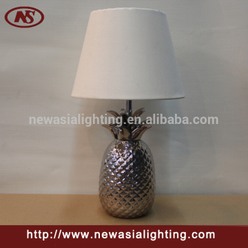 Pineapple ceramic table lamp/silver ceramic table lamp