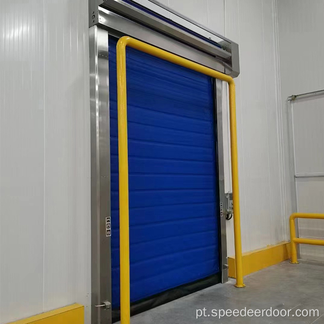 Roller isolado pequeno armazenamento de refrigeração Porta de alta velocidade