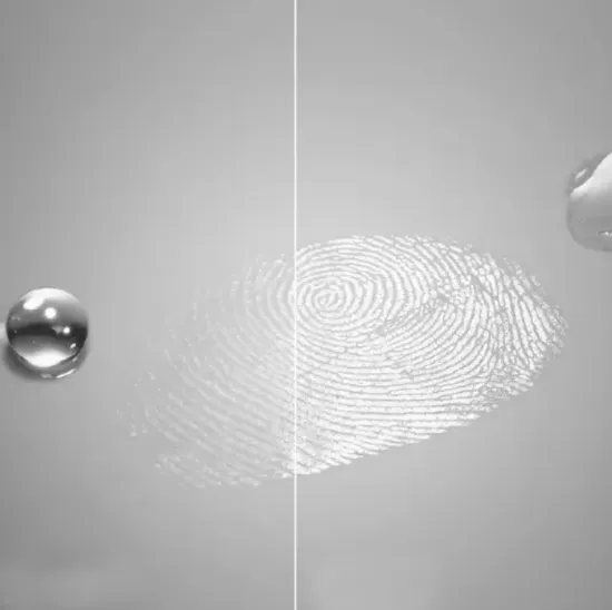 Stainless steel anti fingerprint plate