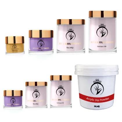 Factory Wholesale Clear Acrylic Powder Dip Powder 3 in 1 Acrylic Gel Powder for Nail Art