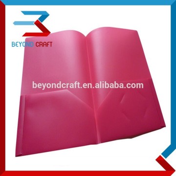 stationery portfolio Letter size poly two pocket folders