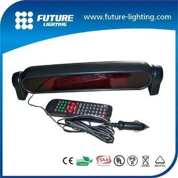 scrolling led car sign 12 volt  led car sign in led display