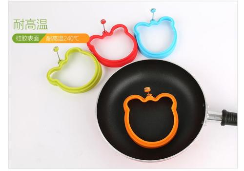 Non-stick Heat-resistance Silicone Egg Former Bear Ring