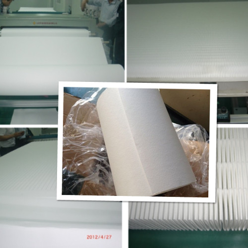 Glass fiber filter paper in rolls