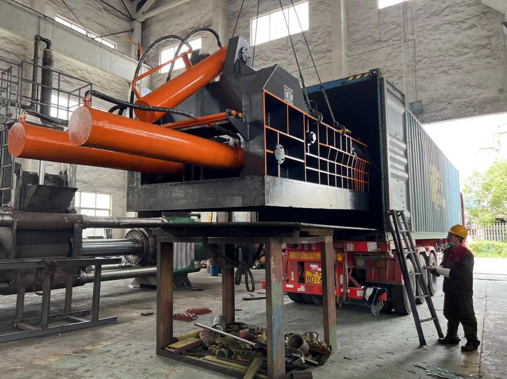 Hydraulic Automatic Scrap metal Baling Baler Press Machine